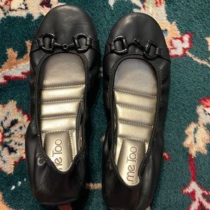 Brand new 6.5 black leather shoes